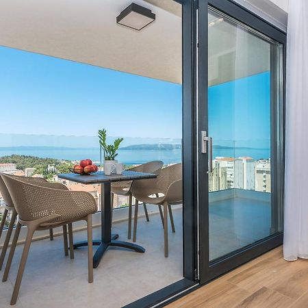 Luxury Adria Sea & City View Apartment Makarska Extérieur photo