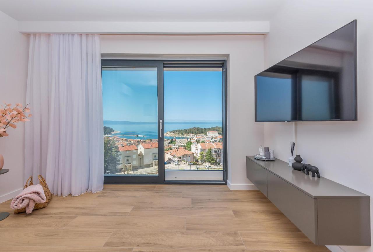 Luxury Adria Sea & City View Apartment Makarska Extérieur photo