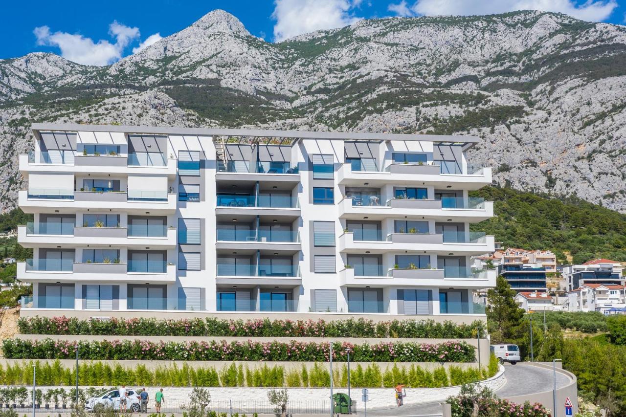 Luxury Adria Sea & City View Apartment Makarska Extérieur photo