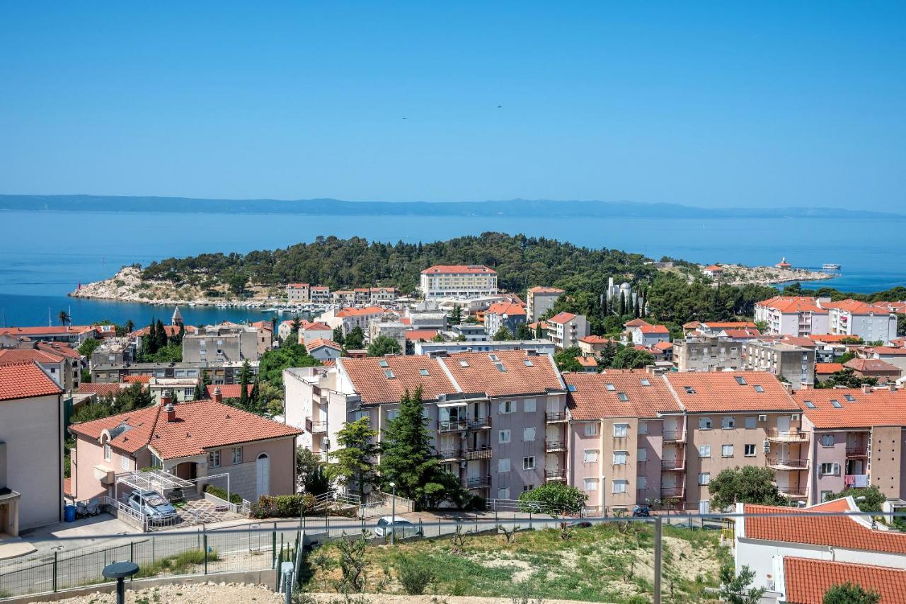Luxury Adria Sea & City View Apartment Makarska Extérieur photo