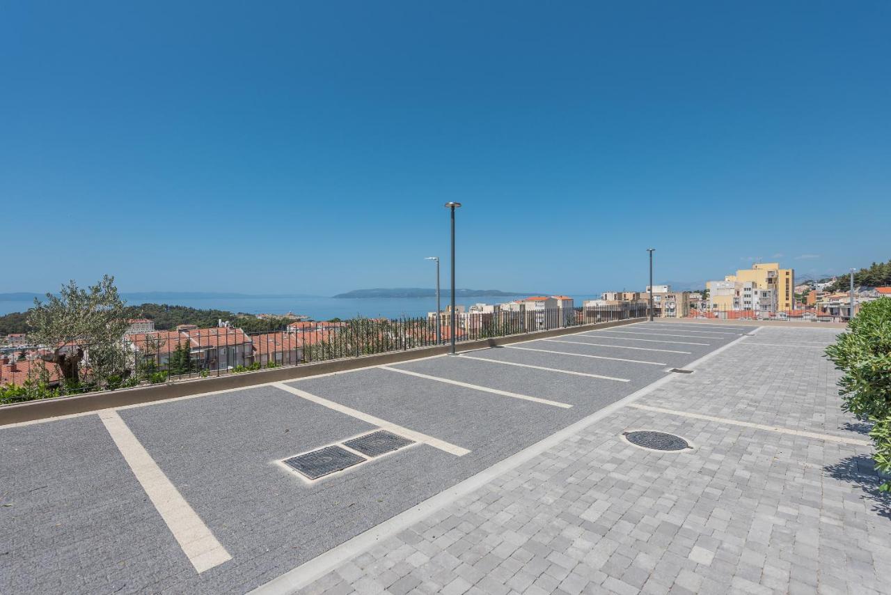 Luxury Adria Sea & City View Apartment Makarska Extérieur photo