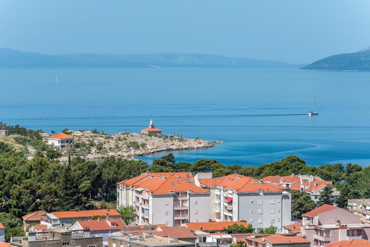 Luxury Adria Sea & City View Apartment Makarska Extérieur photo
